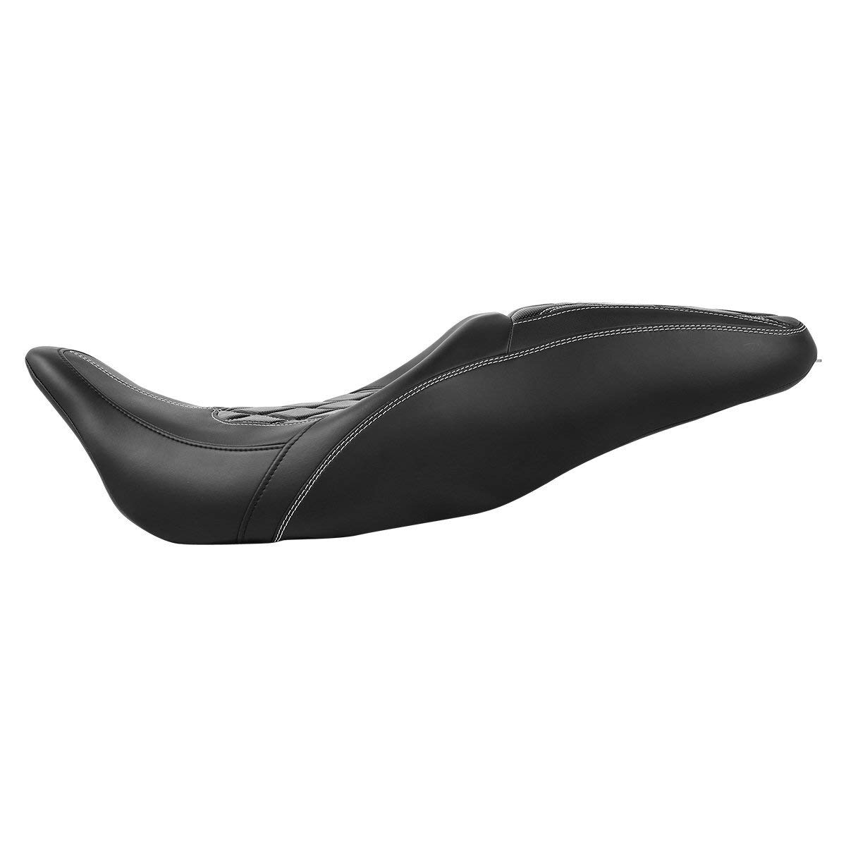 Premium One-Piece Passenger Seat for Harley Davidson Touring & Tri Glide Models 2009-2023 - Compatible with Road King, Street Glide, Road Glide & Electra Glide - Comfortable Backrest for Long Rides & Road Trips
