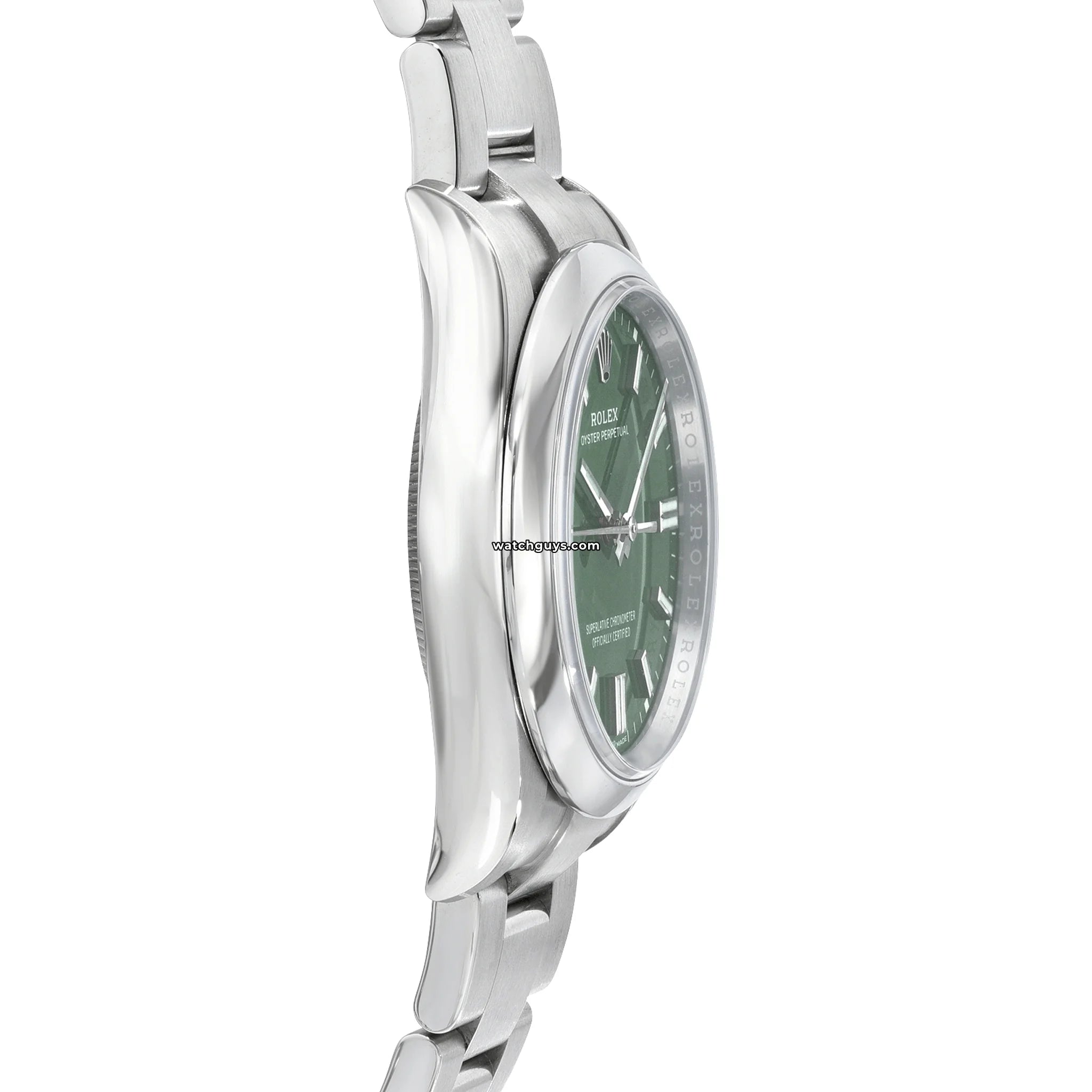 Rolex Oyster Perpetual 126000 Green Dial 36mm Stainless Steel Watch - Perfect for Luxury Gifts & Business Occasions