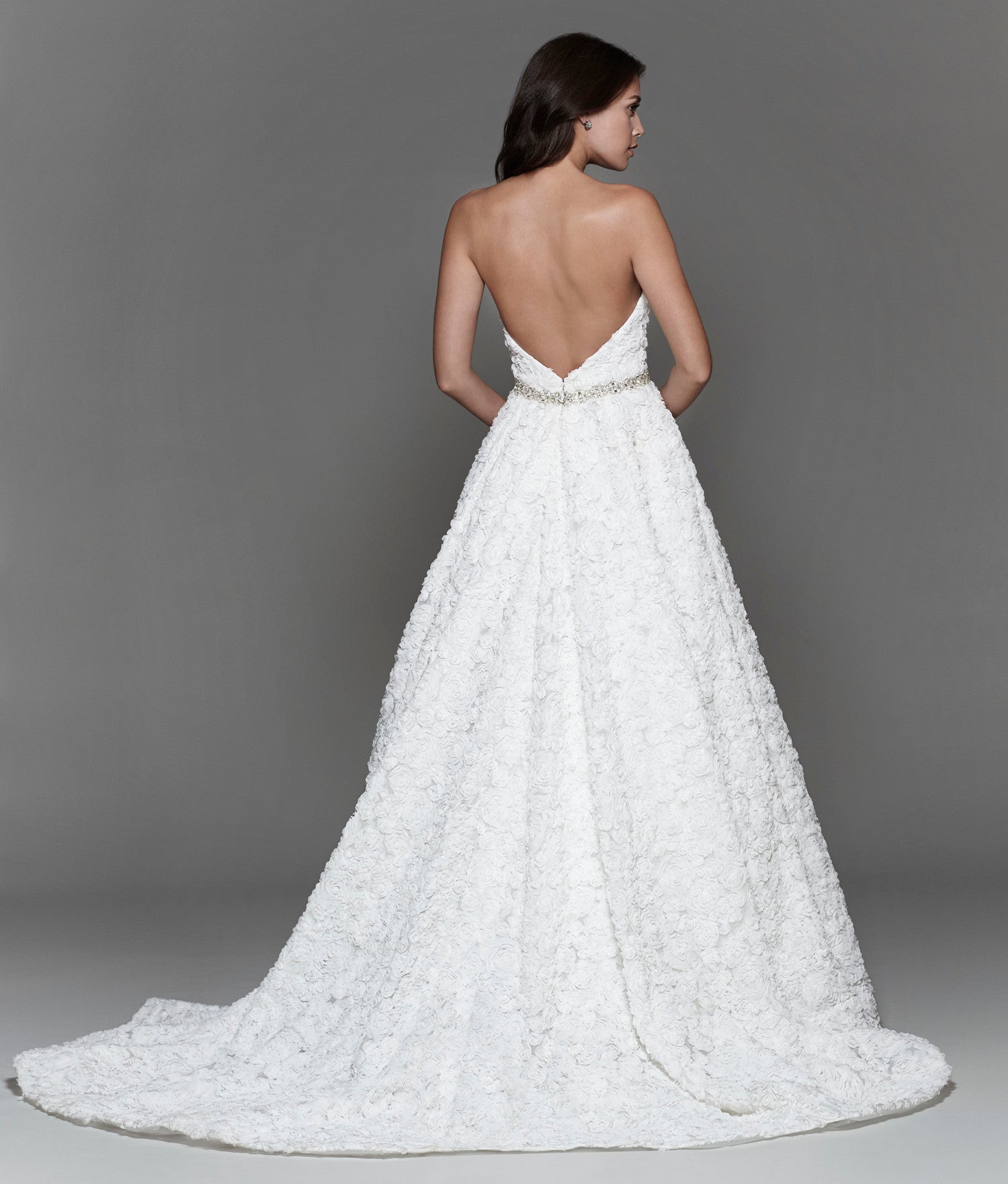 Tara Keely 2709 Elegant Wedding Gown - A-Line Lace Bridal Dress with Beading for Bride, Perfect for Church Ceremony & Beach Weddings