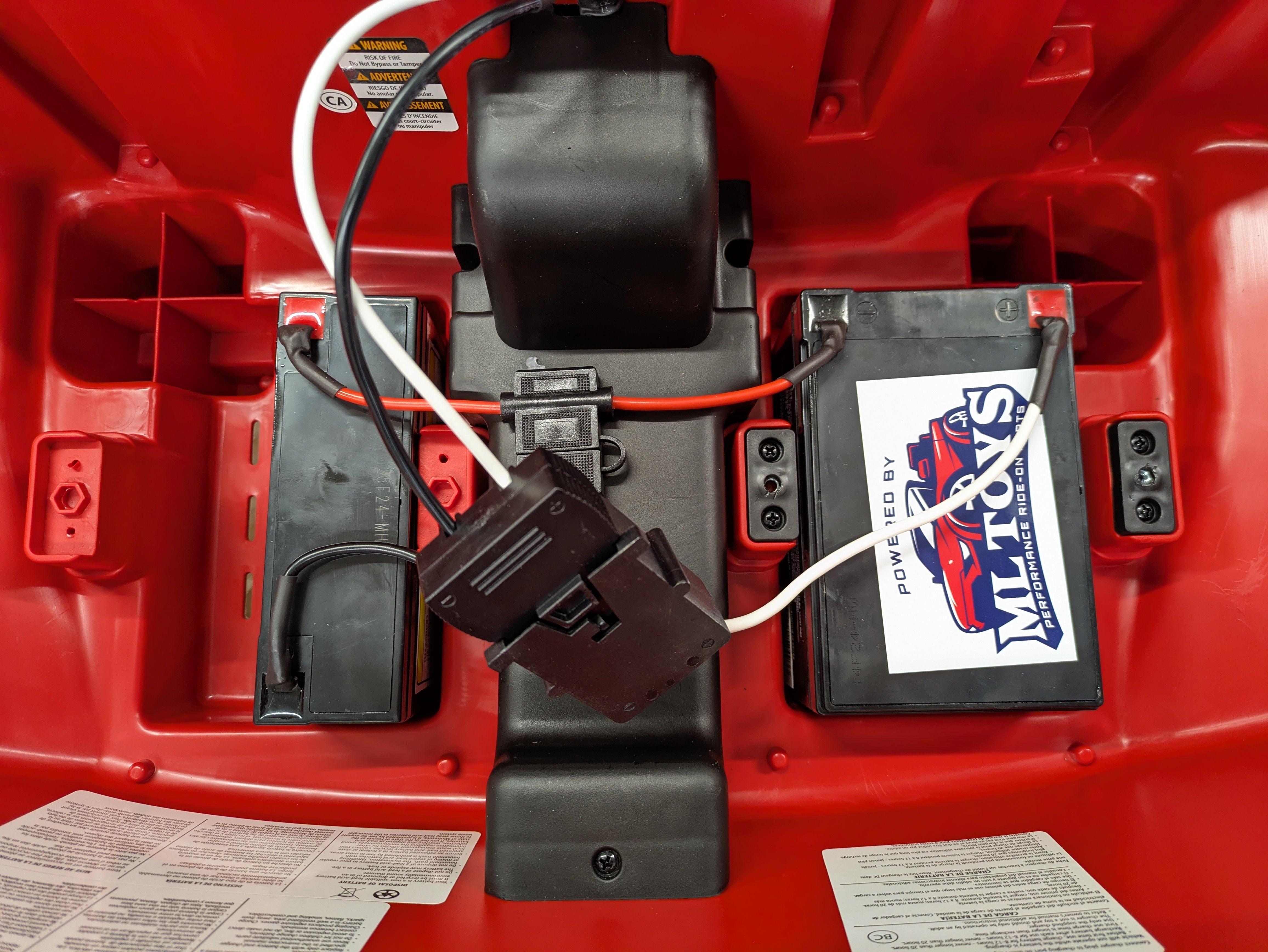 18V to 12V Power Adapter Converter with Charger for Kid Trax Ride-On Toys - Perfect for Upgrading Battery Voltage on Kids Electric Cars & Vehicles