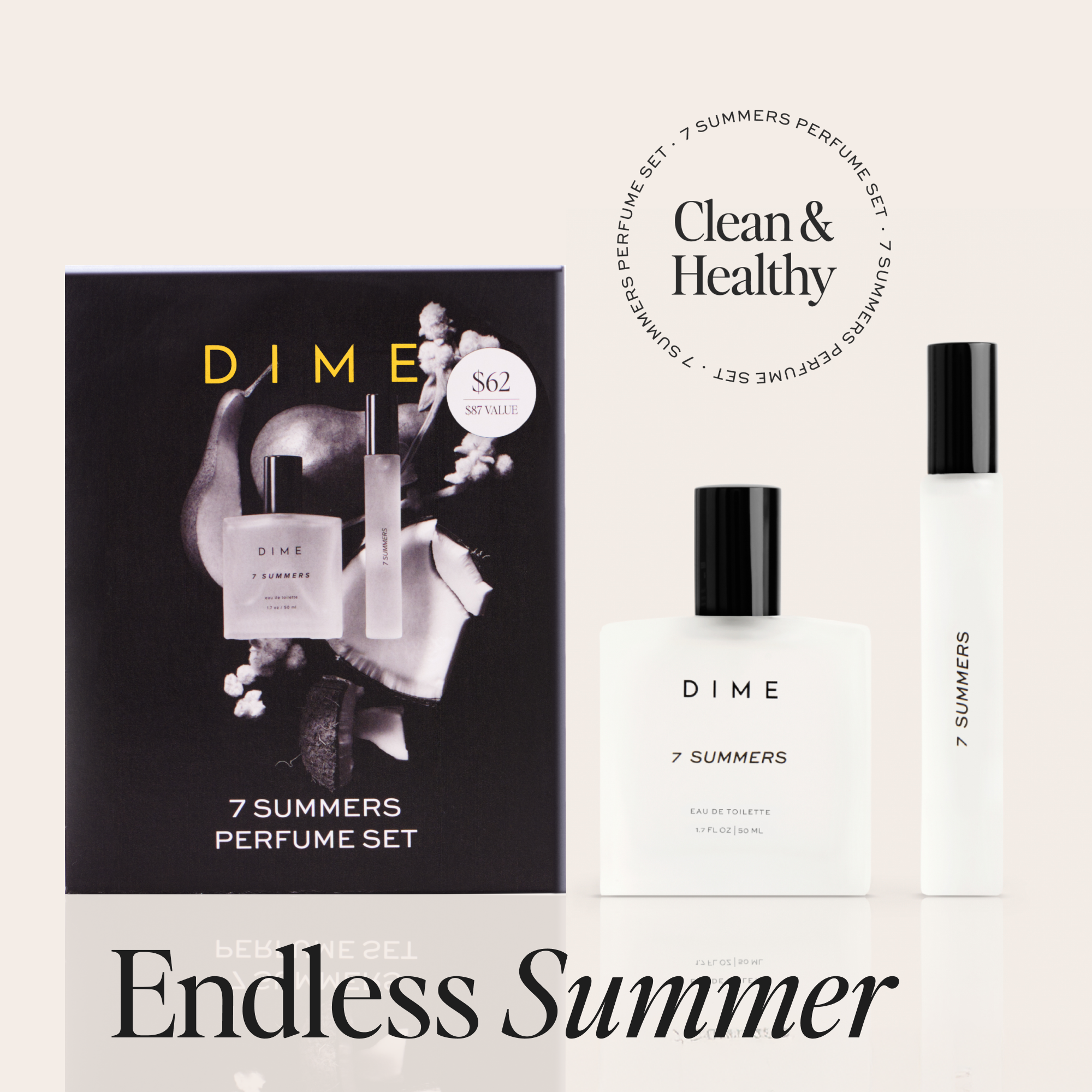 7 Summers® Perfume Gift Set for Women - Long Lasting Floral Fragrance Eau de Parfum - Perfect for Date Night, Anniversary & Special Occasions