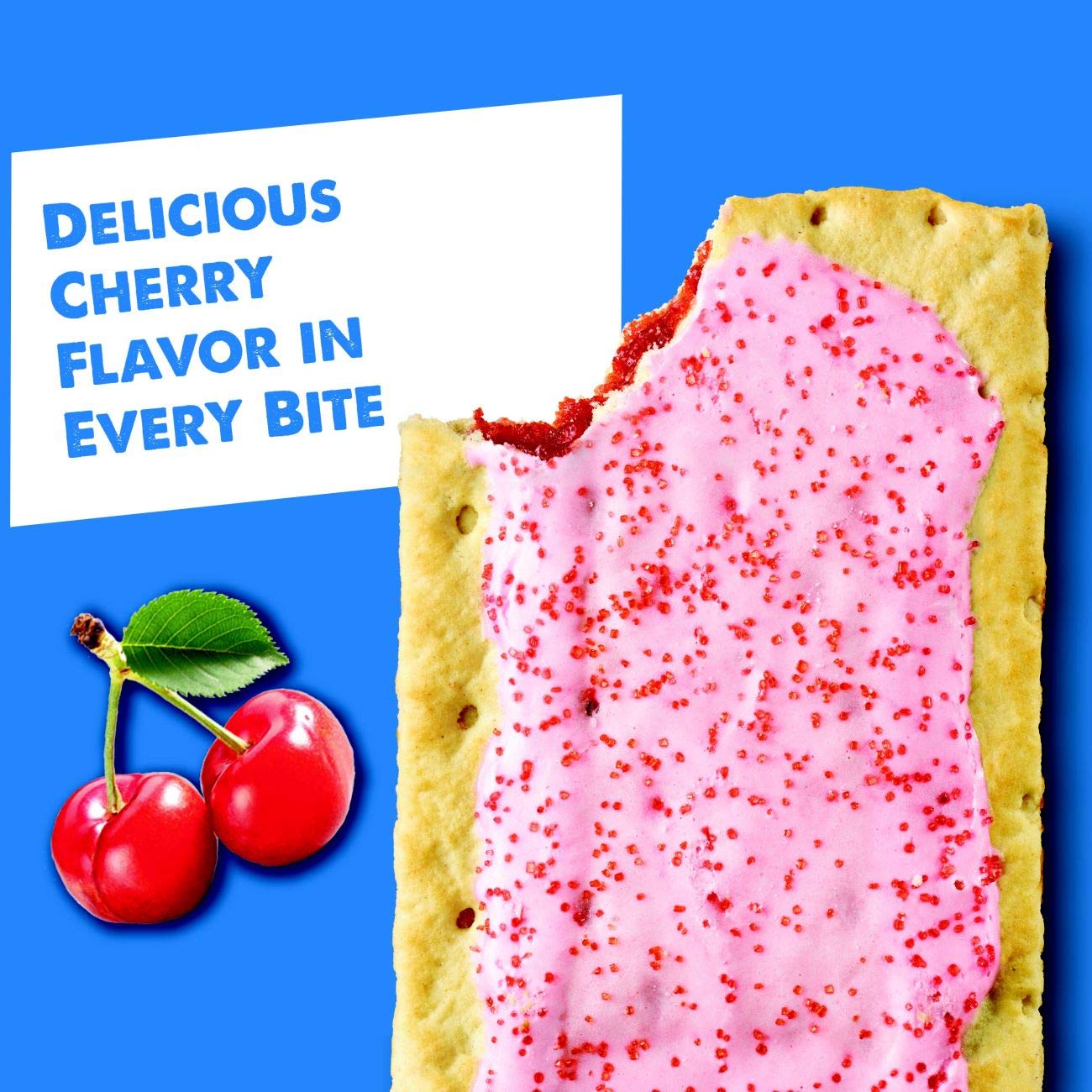 Pop-Tarts Giant Variety Pack 48 Count - 2.3 Kg (Strawberry, Cherry & Blueberry) | Breakfast Pastries, Snacks & On-the-Go Treats for Kids & Adults