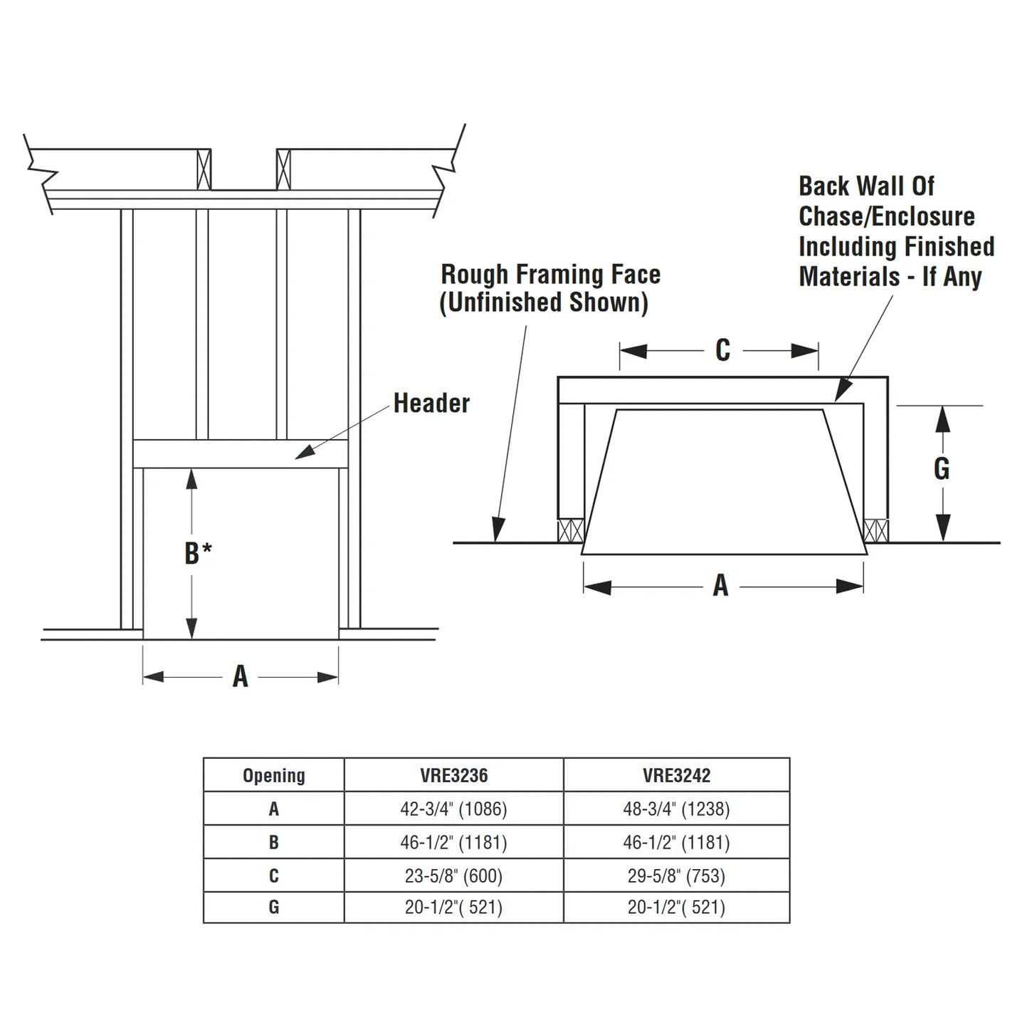 36 Inch Vent-Free Outdoor Gas Fireplace - VRE3236 | High-Efficiency Heating for Patios, Decks & Backyards | Perfect for Outdoor Gatherings & Relaxation