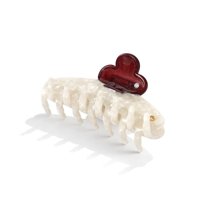 Janisa XL Large Hair Claw Clip - Strong Hold Hair Clips for Thick Hair, Women's Big Hair Claw for Ponytail, Bun & Updo - Perfect for Workout, Office & Everyday Use