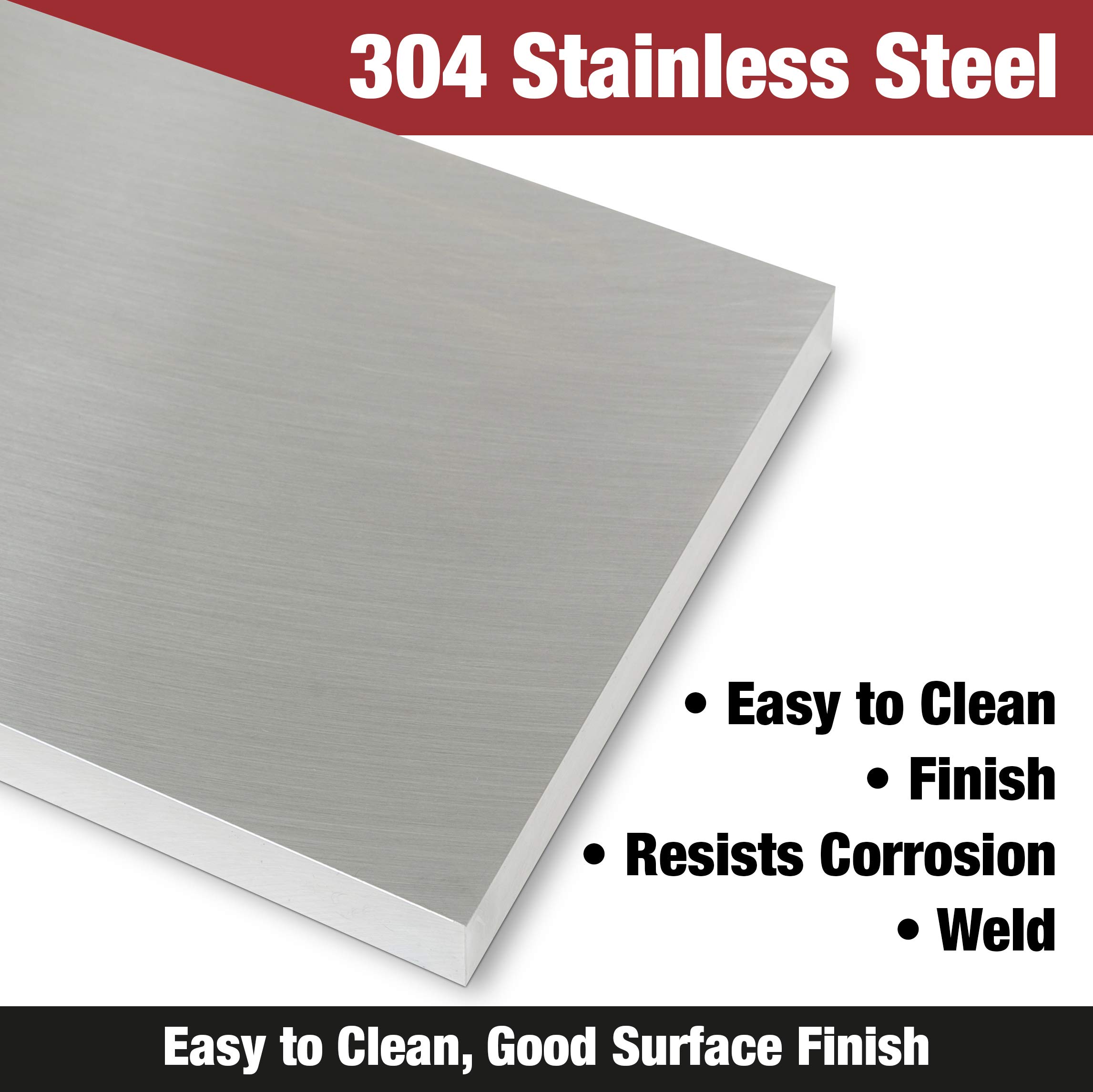 Precision Ground 304 Stainless Steel Sheet - 1