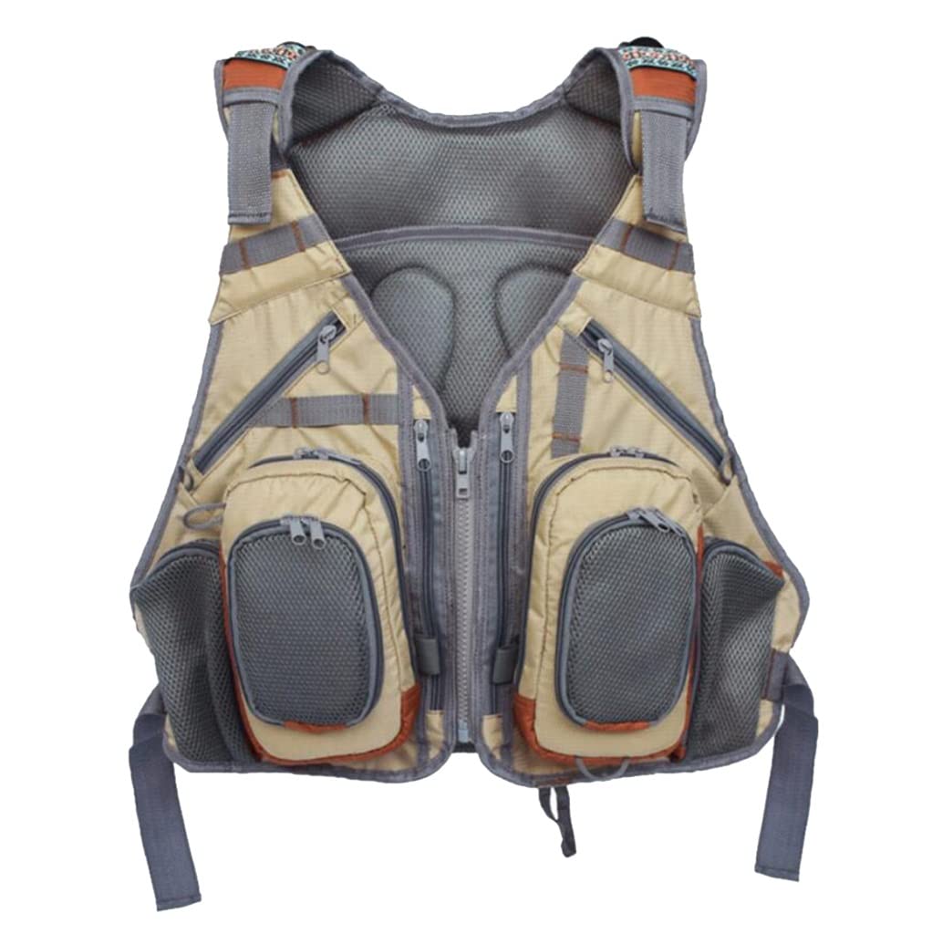 Outdoor Waistcoat Travel Gilet - Lightweight Fly Fishing Vest with Backpack for Hiking, Camping & Outdoor Adventures