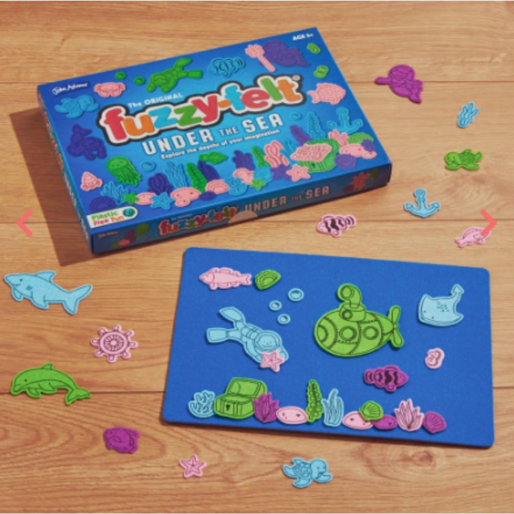 Fuzzy Felt Under the Sea Ocean-Themed Felt Board Set for Kids - Perfect for Storytelling, Classroom Activities & Sensory Play