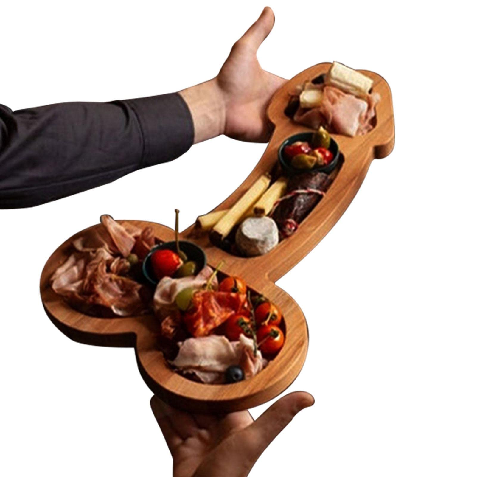 Premium GUANGLU Charcuterie Board Set - Handcrafted Solid Wood Cheese Serving Tray with Unique Design for Wine Pairing, Entertaining & Gourmet Appetizer Presentation - Perfect for Dinner Parties, Bridal Showers & Holiday Gatherings
