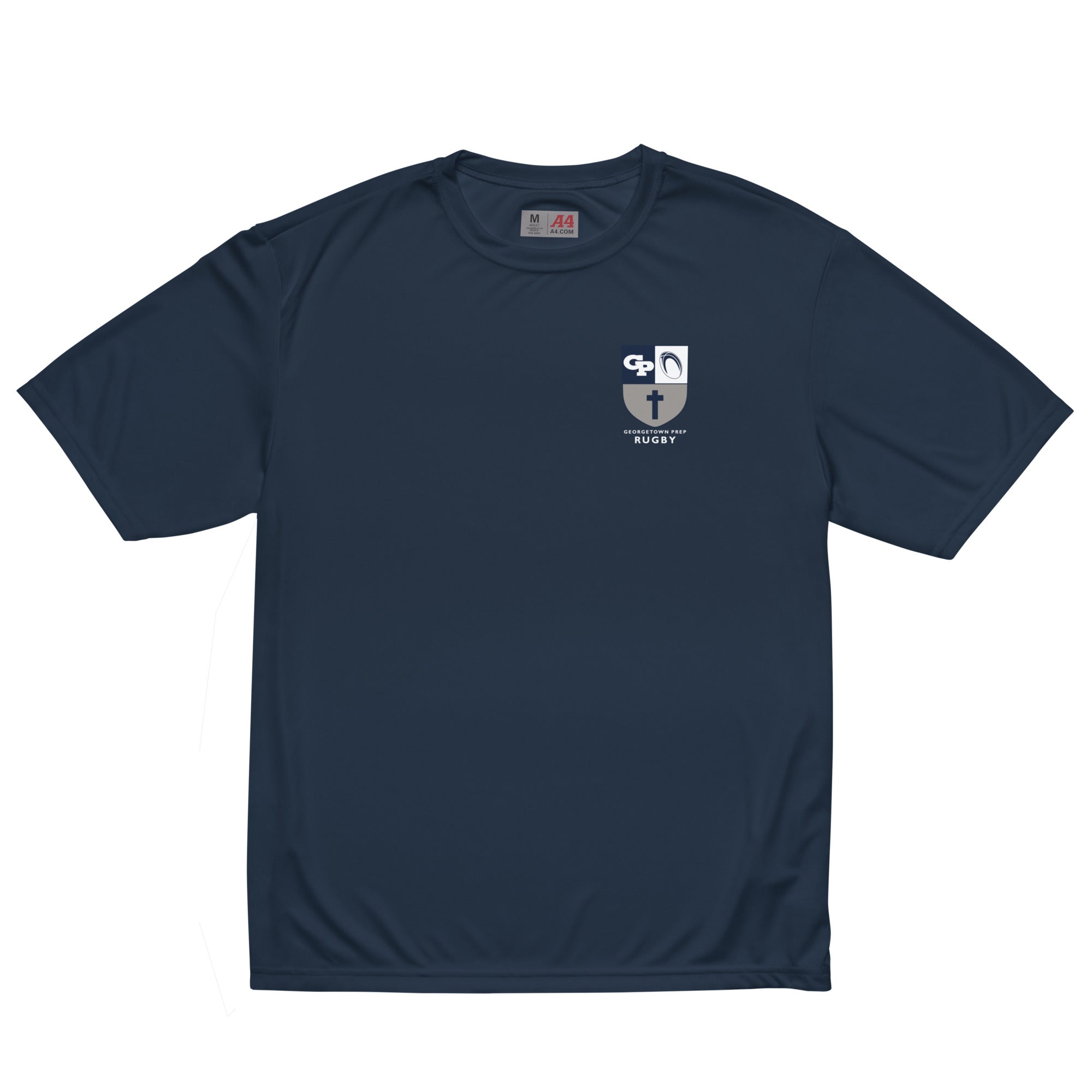 Georgetown Prep Rugby Performance T-Shirt - Breathable & Moisture-Wicking for Training & Games - Perfect for Rugby Practice, Matches & Team Spirit