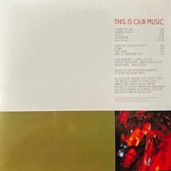 Galaxie 500 - This Is Our Music (LP, Album, Reissue, Remastered, Near Mint Condition) - Perfect for Vinyl Collectors & Indie Music Lovers
