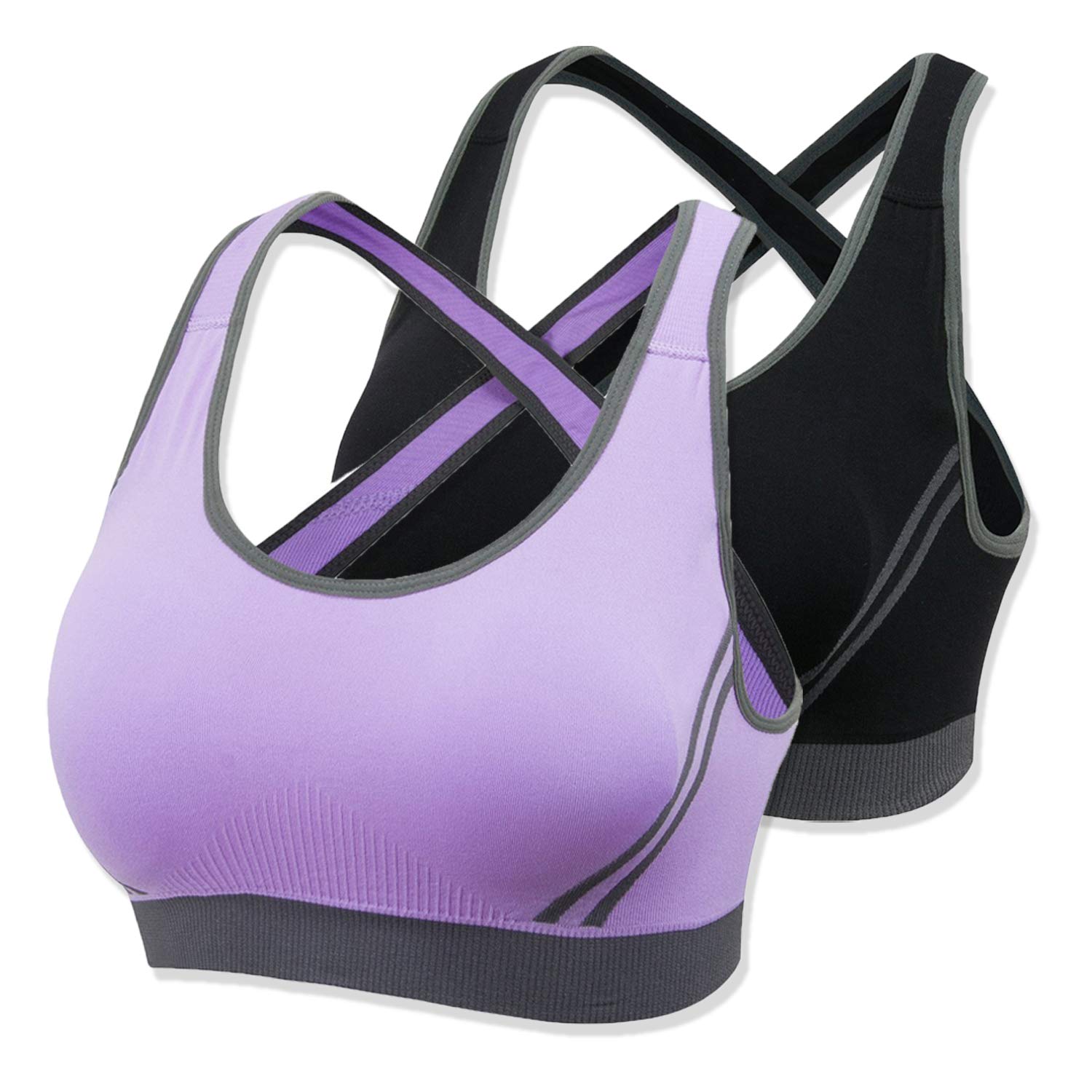 Women's Activewear Sports Bra - Comfortable Racerback Yoga Bra for Fitness & Workouts - Perfect for Gym, Running, Yoga & Daily Wear