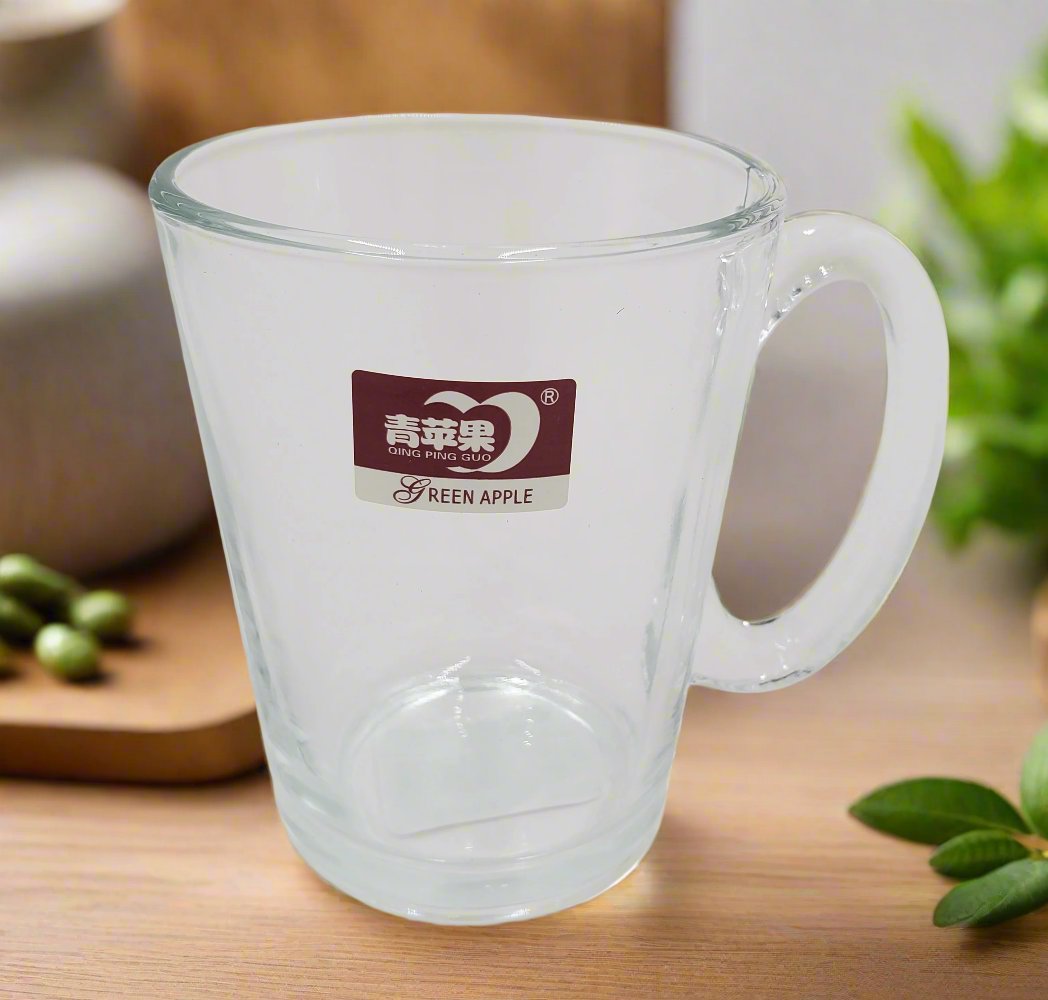 6-Piece 3x4 Inch Tea Glass Set - Elegant & Durable Glassware for Hot & Cold Beverages - Perfect for Tea, Coffee, Juice, and Cocktails at Home or Office