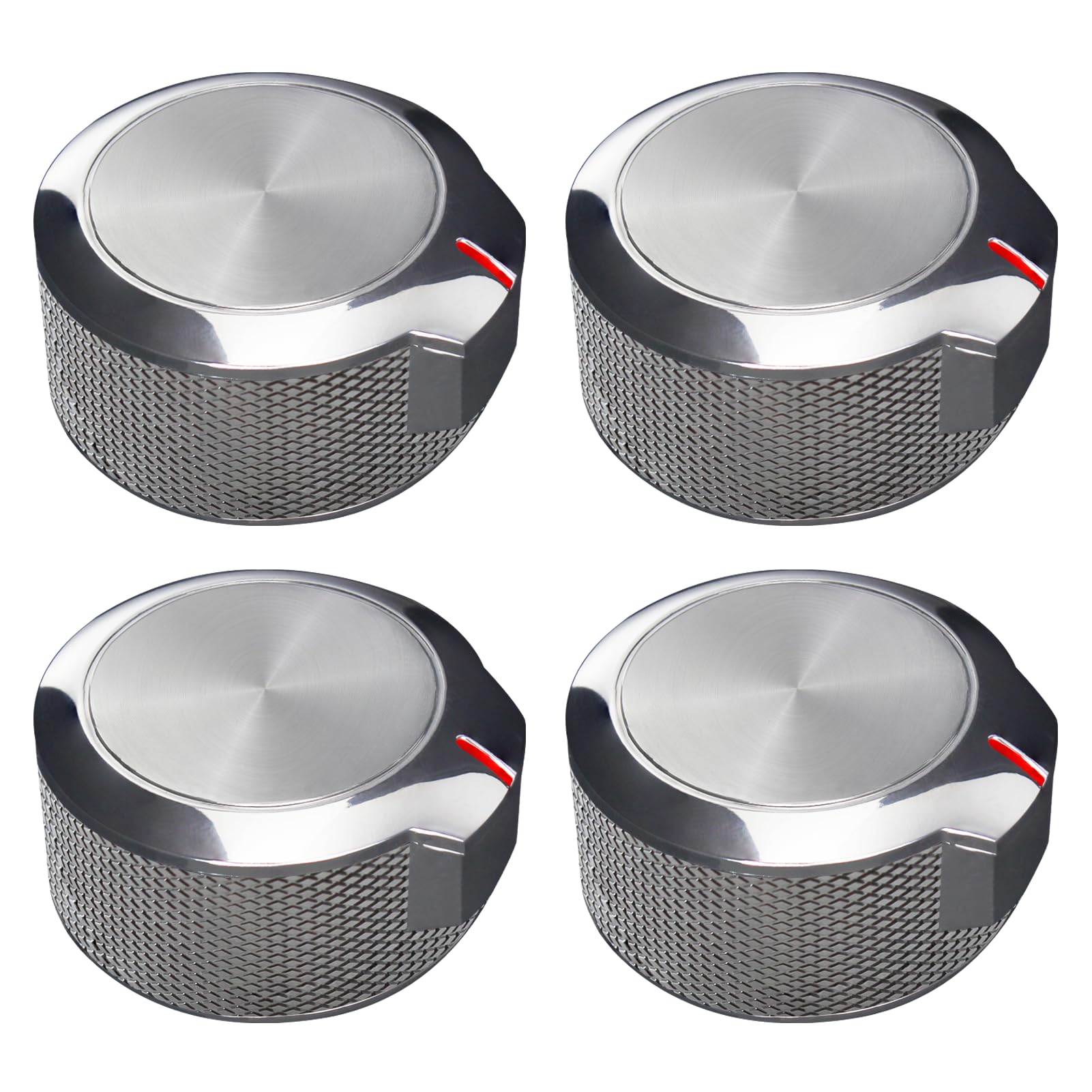 2024 Upgraded Whirlpool KitchenAid Oven Stove Burner Control Knob Set of 4 - Replacement for AP6285576 4546228 W11156487 W10823529 - Perfect for Gas/Electric Range Cooktop Knob Replacement & Kitchen Appliance Repair