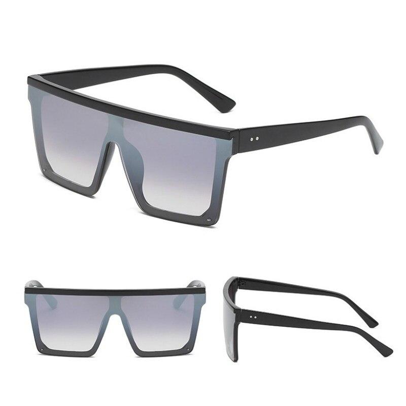 Flat Top Oversized Luxury Sunglasses for Women - UV Protection Fashion Sunglasses - Trendy Oversized Shades for Beach, Driving & Outdoor Activities