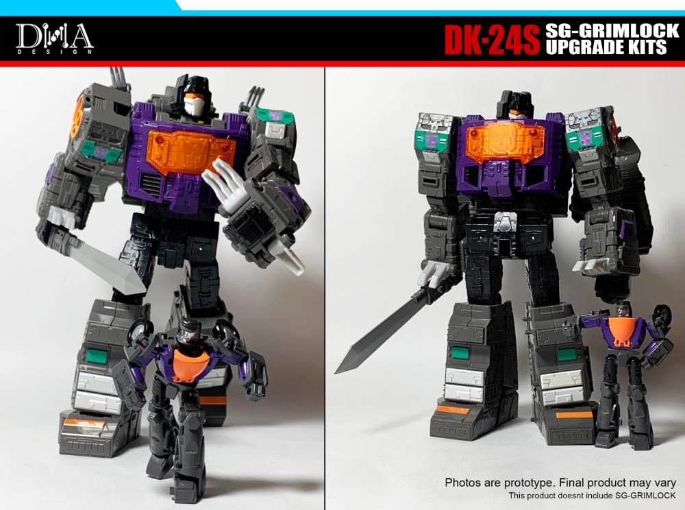 DNA Design DK 24S Upgrade Kit for Shattered Glass Grimlock - Transformers Collectible Figure Accessories | Perfect for Display and Customization Scenes