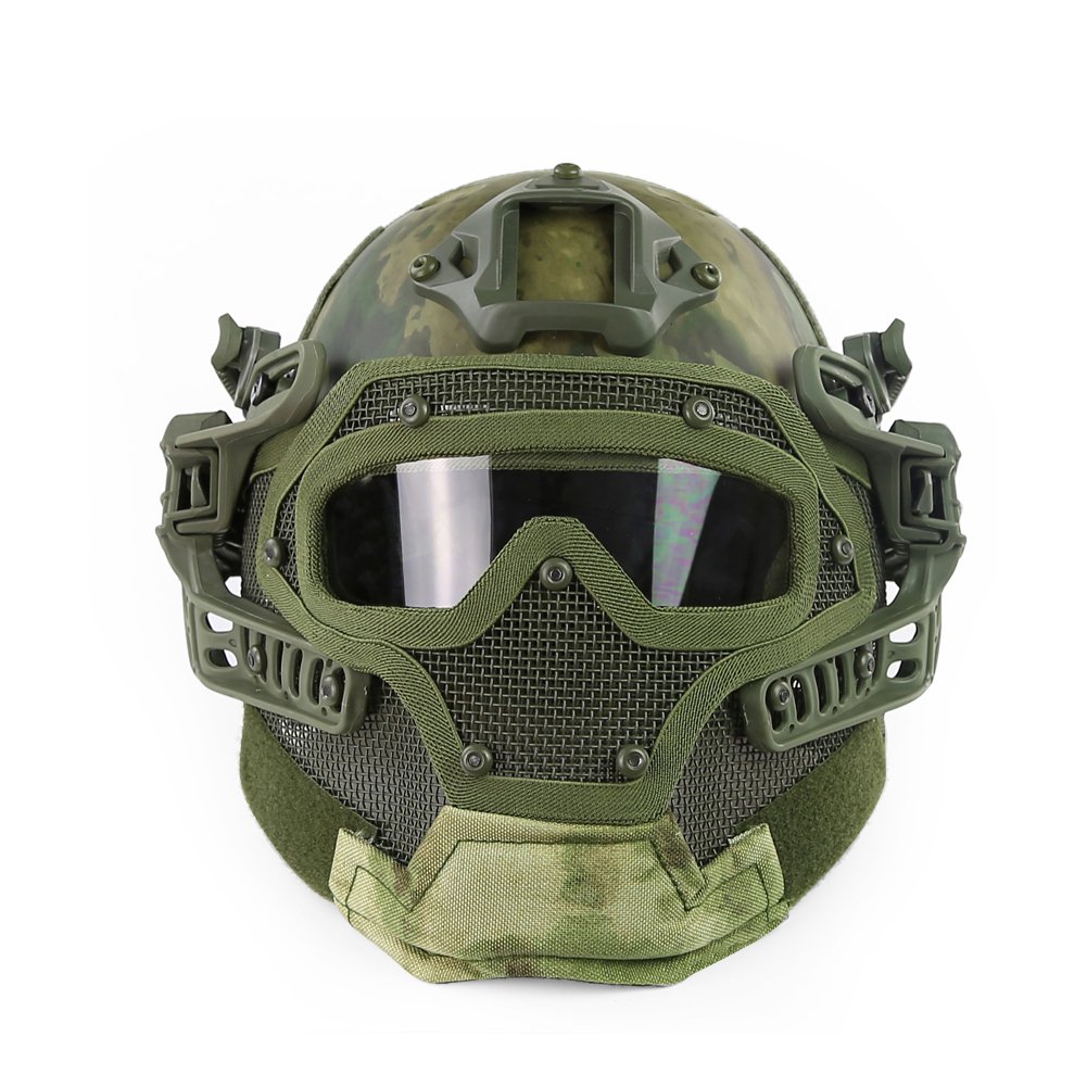 Tactical G4 Protective Helmet System with Goggles - Military Grade Airsoft, Paintball & Hunting Gear for Outdoor Combat Simulation & War Games