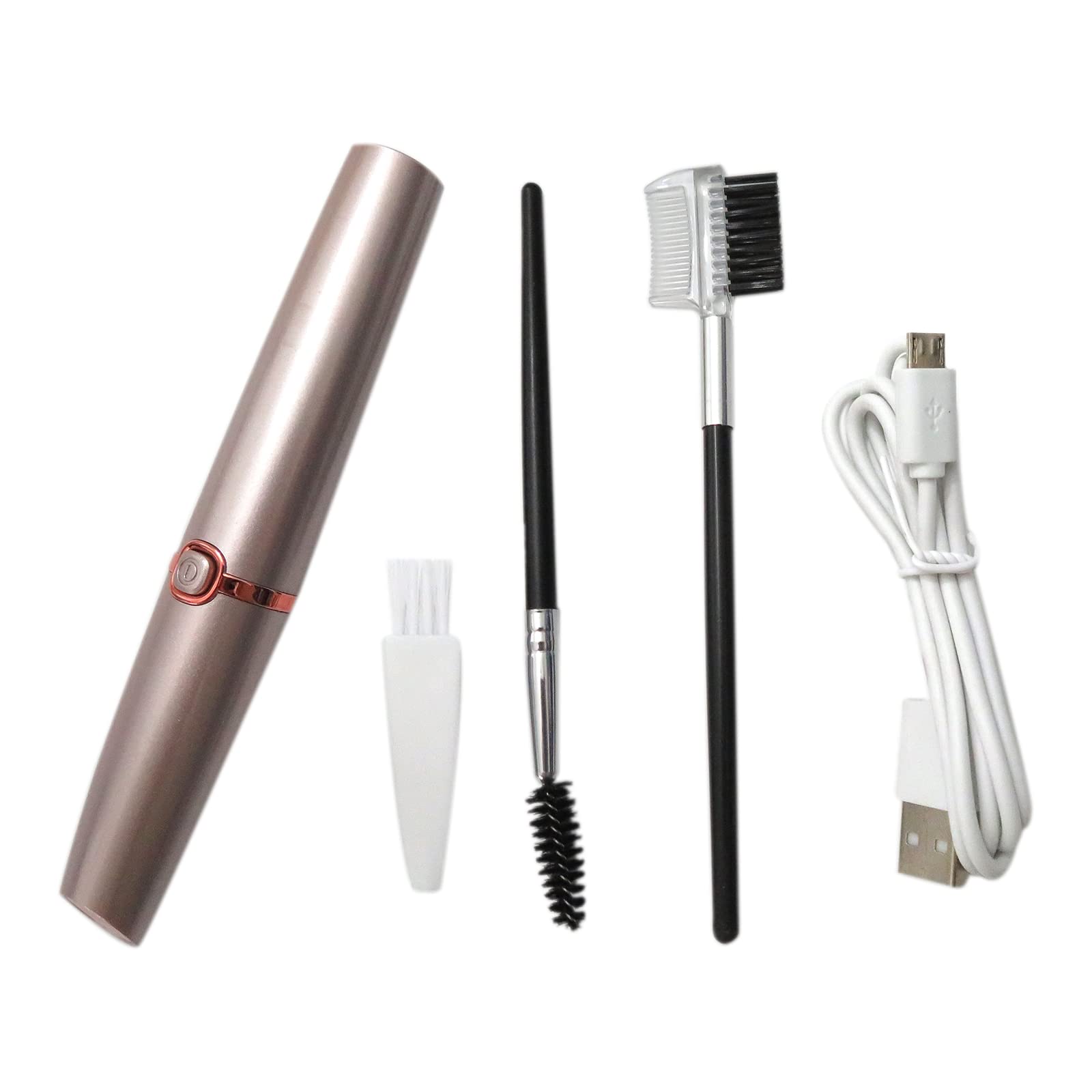 JRSAUTO Painless Electric Eyebrow Trimmer - Rechargeable Eyebrow Epilator & Facial Hair Remover for Women | Portable Eyebrow Shaper & Shaver | Perfect for Travel, Home Use & Daily Grooming