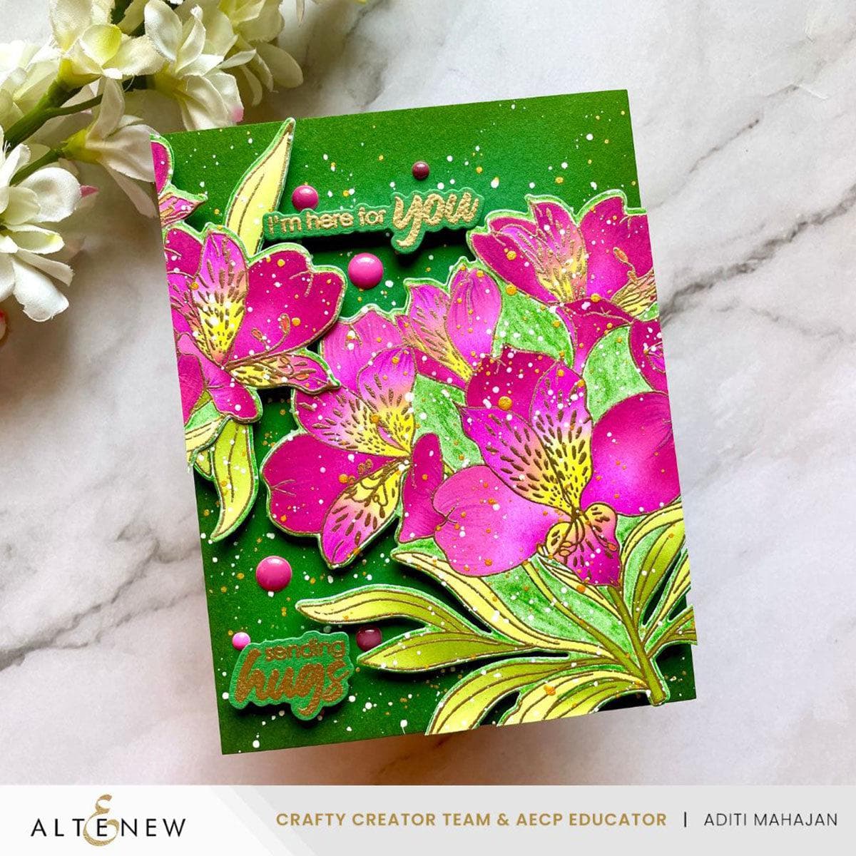 Peruvian Lily Flower Die Cut Bundle for DIY Garden Scrapbooking & Card Making – Perfect for Home Decor, Wedding Invitations, and Craft Projects