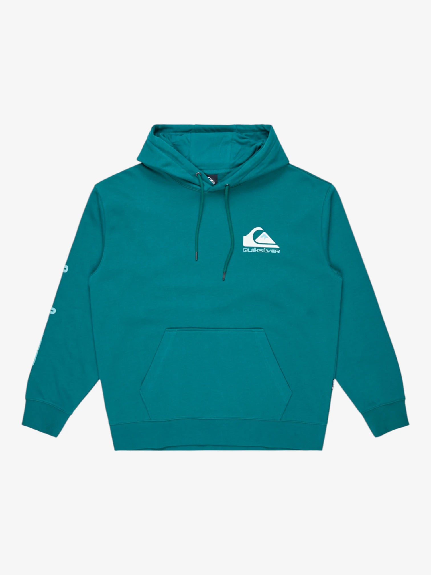 Quiksilver Men's Omni Logo Hoodie - Green Pullover for Outdoor Activities & Casual Wear