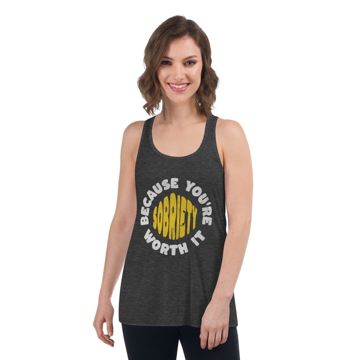 Elegant Flowy Tank Top for Women - Sobriety Collection - Comfortable & Stylish for Casual Wear, Workouts, and Everyday Outfits