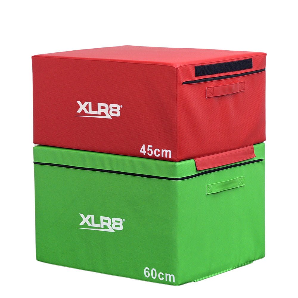 XLR8 5-Layer Soft Plyo Box Set for CrossFit, Home Gym & Functional Training – Adjustable Jump Box for Cardio & Strength Workouts