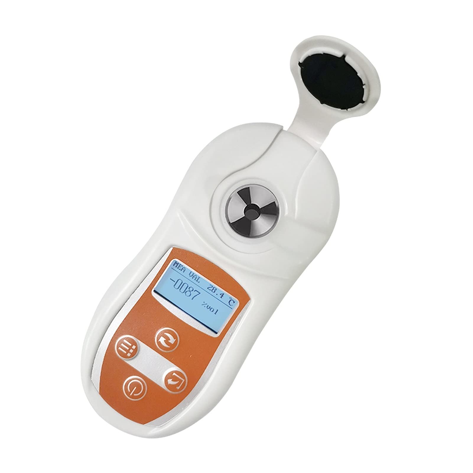 Digital Brix Refractometer - Alcohol Hydrometer, Ethanol Concentration Tester for Wine, Beer & Spirits - Durable & Easy to Use - Perfect for Home Brewing, Winemaking & Distilling
