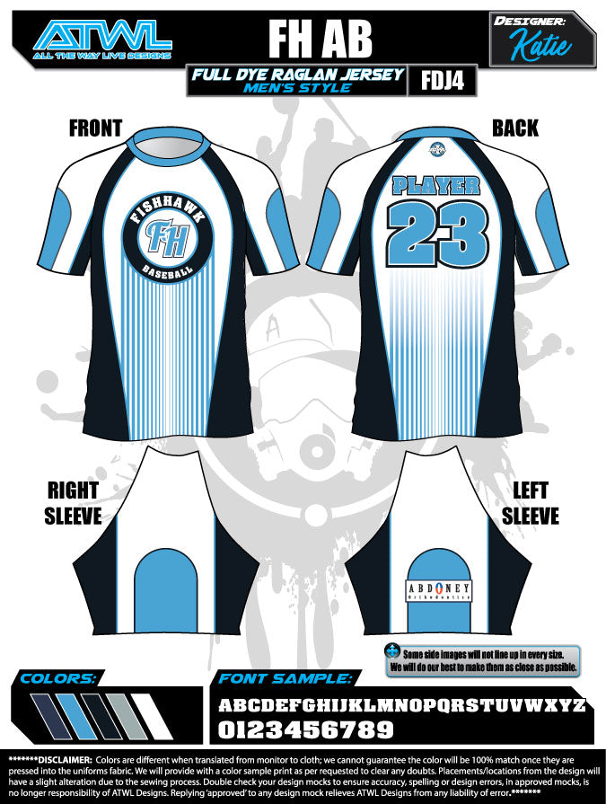 Fishhawk Advanced Baseball 2020 Men's Jersey - High Performance Baseball Uniform for Men - Perfect for Games, Practice & Team Sports