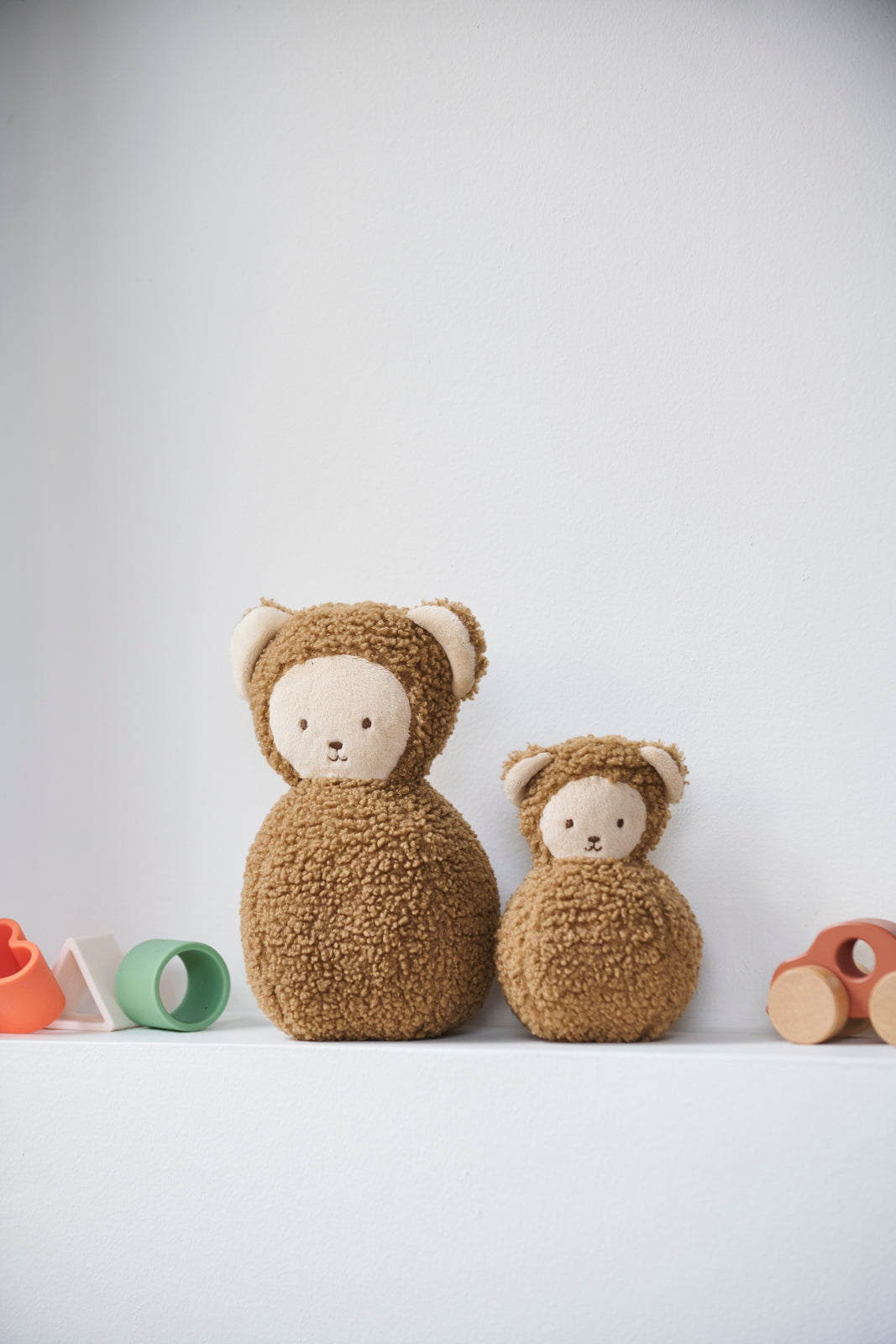 Roly Poly Jer Bear Set - Adorable Tumbling Toy for Kids & Collectors - Perfect for Playtime, Nursery Decor, and Gift Giving