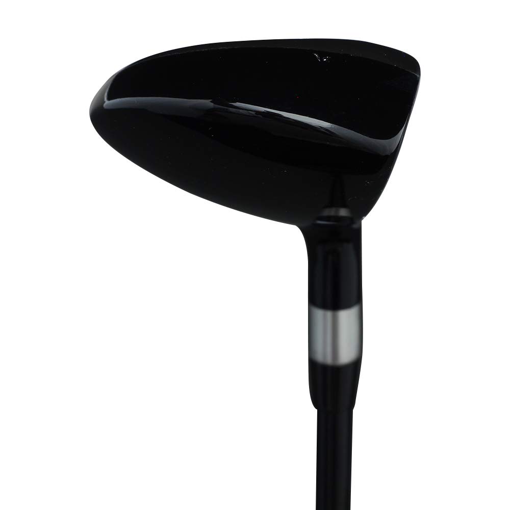 Left Handed Majek Golf Hybrid Club for Senior Men - #3 Utility with Senior Flex & Arthritic Grip - Ideal for Short Men (5' to 5'4