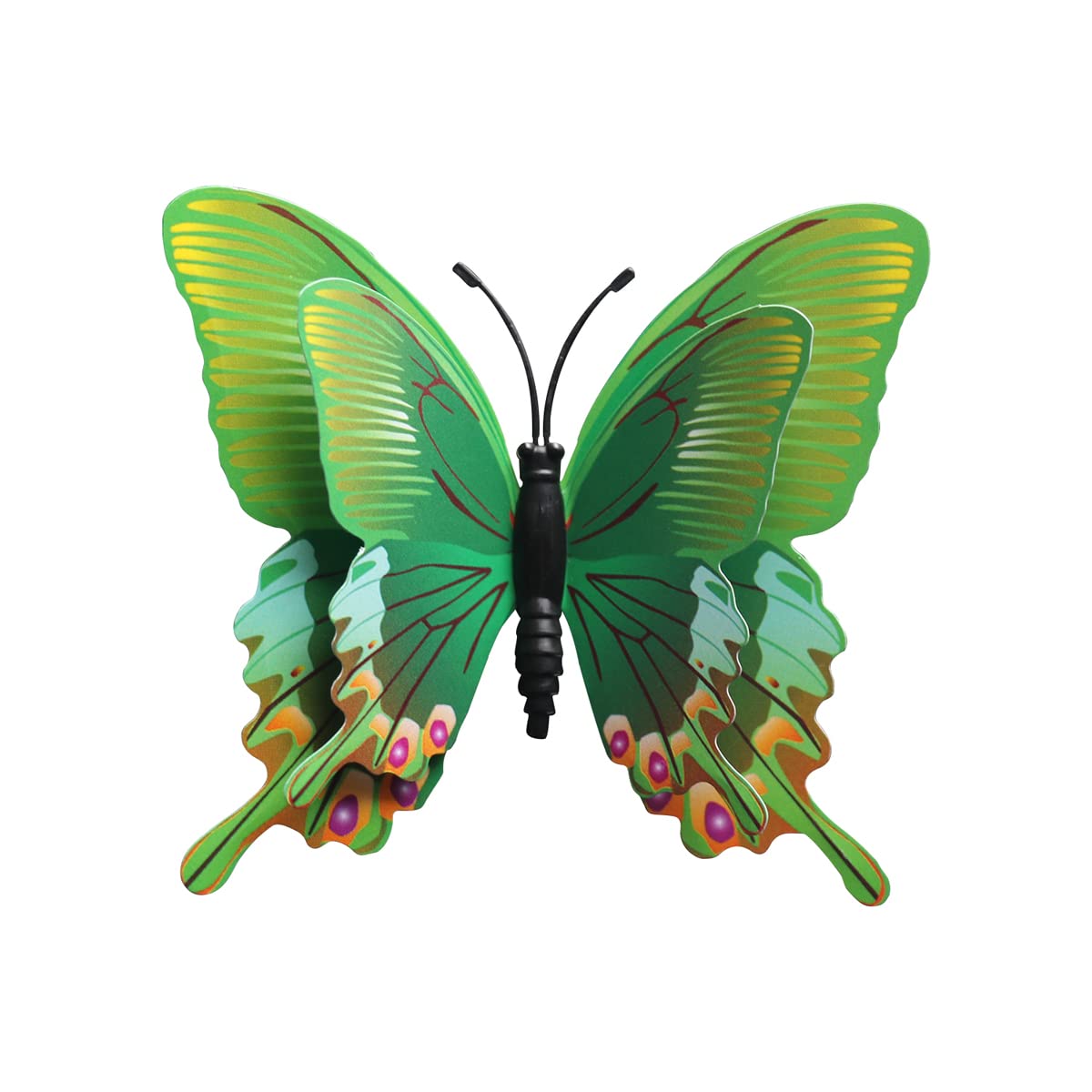 Queenbox Plastic Butterfly Car Perfume Clip - Air Freshener Diffuser for AC Vents & Home Decor, Aromatherapy Vent Clip in Green - Perfect for Cars, Offices & Small Spaces