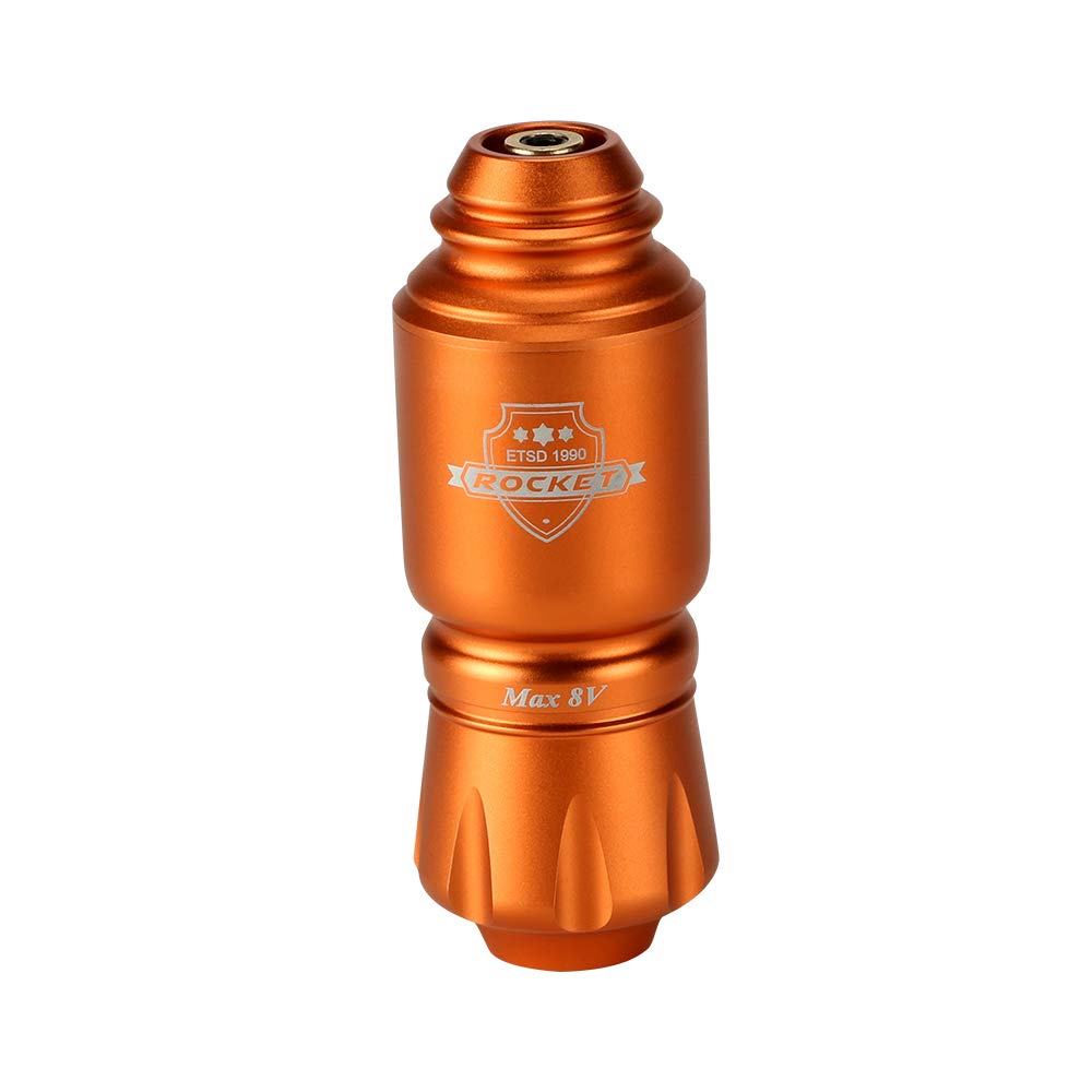 Professional Mini Tattoo Machine Kit - Portable Orange Tattoo Pen for Beginners & Artists | Perfect for Home Tattooing, Practice Skin & Small Designs