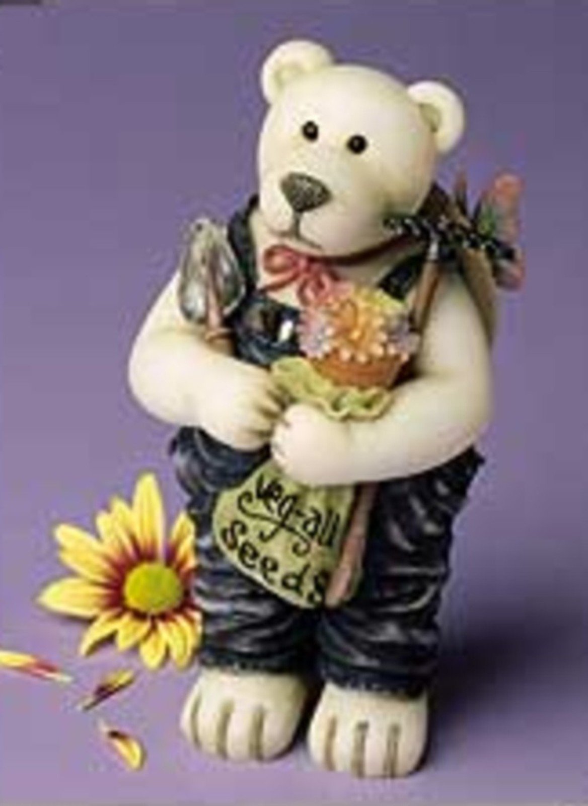 Boyds Gardening Bear Monarch Little Helper - Adorable Collectible Figurine for Garden Decor & Gifts | Perfect for Home, Office, and Outdoor Garden Displays