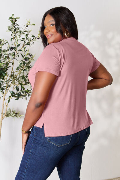 Round Neck Short Sleeve T-Shirt for Men & Women - Comfortable Cotton Casual Tee for Everyday Wear, Gym, and Outings