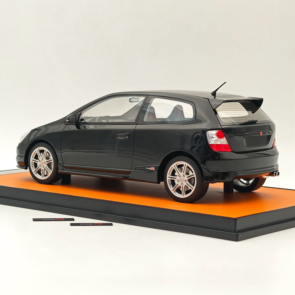 1:18 Scale Honda Civic Type R EP3 Championship 2004 Diecast Model Car - Black RM0018 by DNA Collectibles | Perfect for Car Enthusiasts, Model Collectors, and Display Showcases