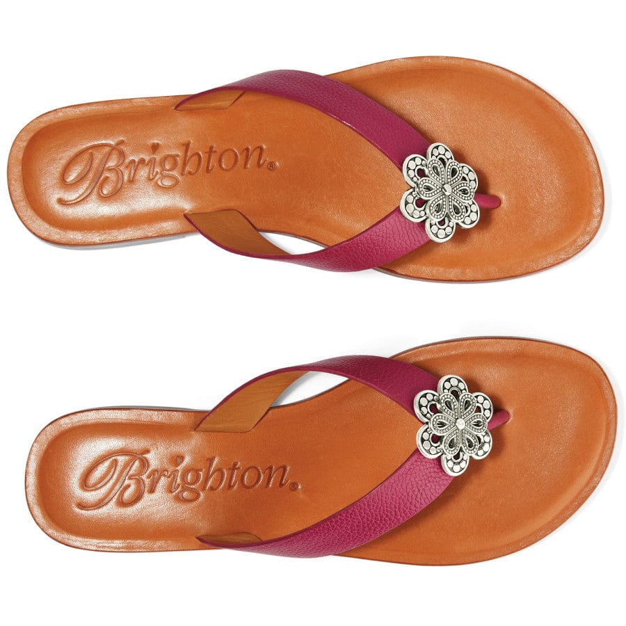 Aster Flower Thongs - Comfortable Flip Flops for Women, Summer Beach Sandals with Floral Design - Perfect for Beach, Pool, and Casual Outings
