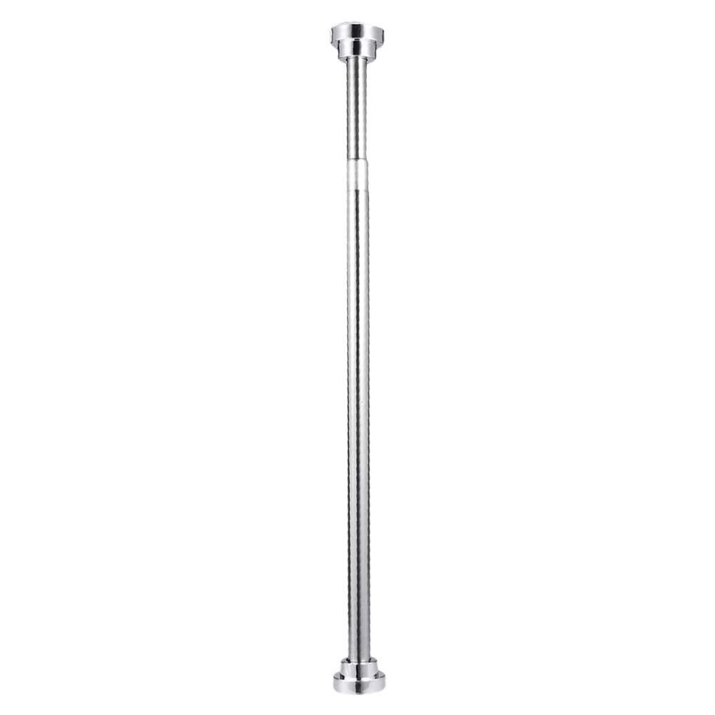 Stainless Steel Retractable Tension Rod - Extendable Clothes Drying Pole & Shower Curtain Rod for Bathroom, Wardrobe (50cm) | Space-Saving Closet Organizer & Home Storage Solution | Perfect for Small Spaces, Laundry Rooms & Apartment Living