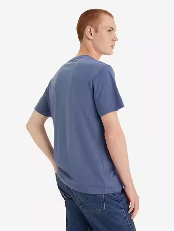 Levi's Men's Classic Graphic T-Shirt - Vintage Indigo Blue Cotton Tee for Casual Wear & Street Style | 224911482