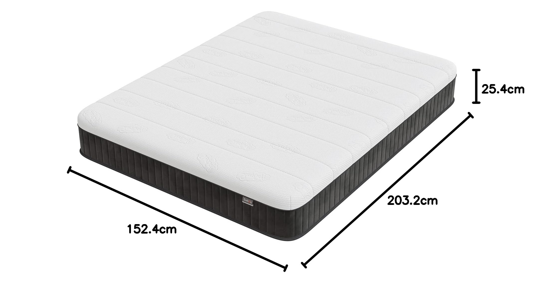 10 Inch Hybrid Memory Foam Queen Mattress in a Box - Firm Support & Pressure Relief for Back Pain - CertiPUR-US Certified Cooling Gel Mattress for Bedroom, Guest Room & Apartment Sleeping