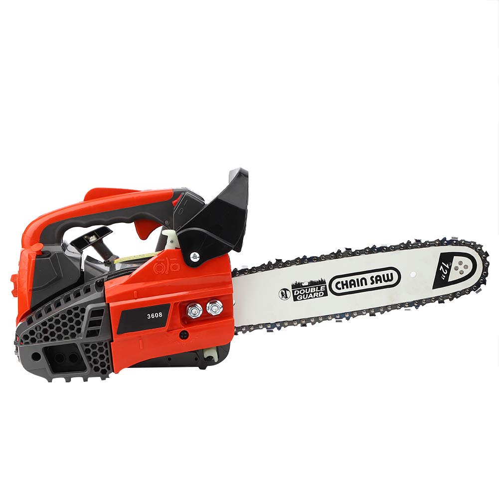 Single-Hand Gas Chainsaw - Easy Start, High Reliability Logging Saw for Wood Cutting & Tree Trimming | Perfect for Firewood, Landscaping & DIY Projects
