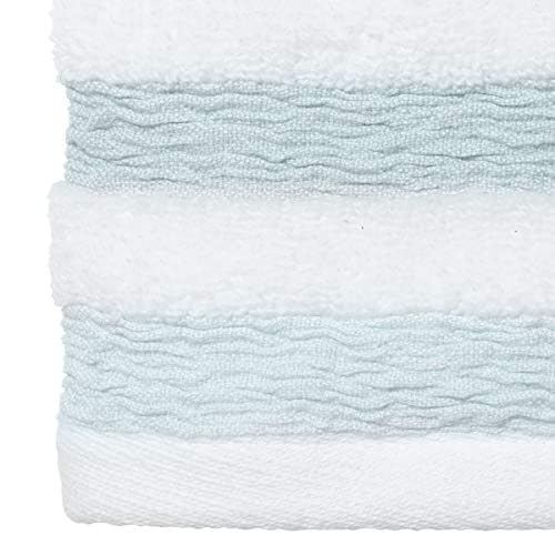 **Avanti Linens Soft & Absorbent Cotton Hand Towel - Coastal Terrazo Design for Bathroom, Kitchen & Spa Use**
