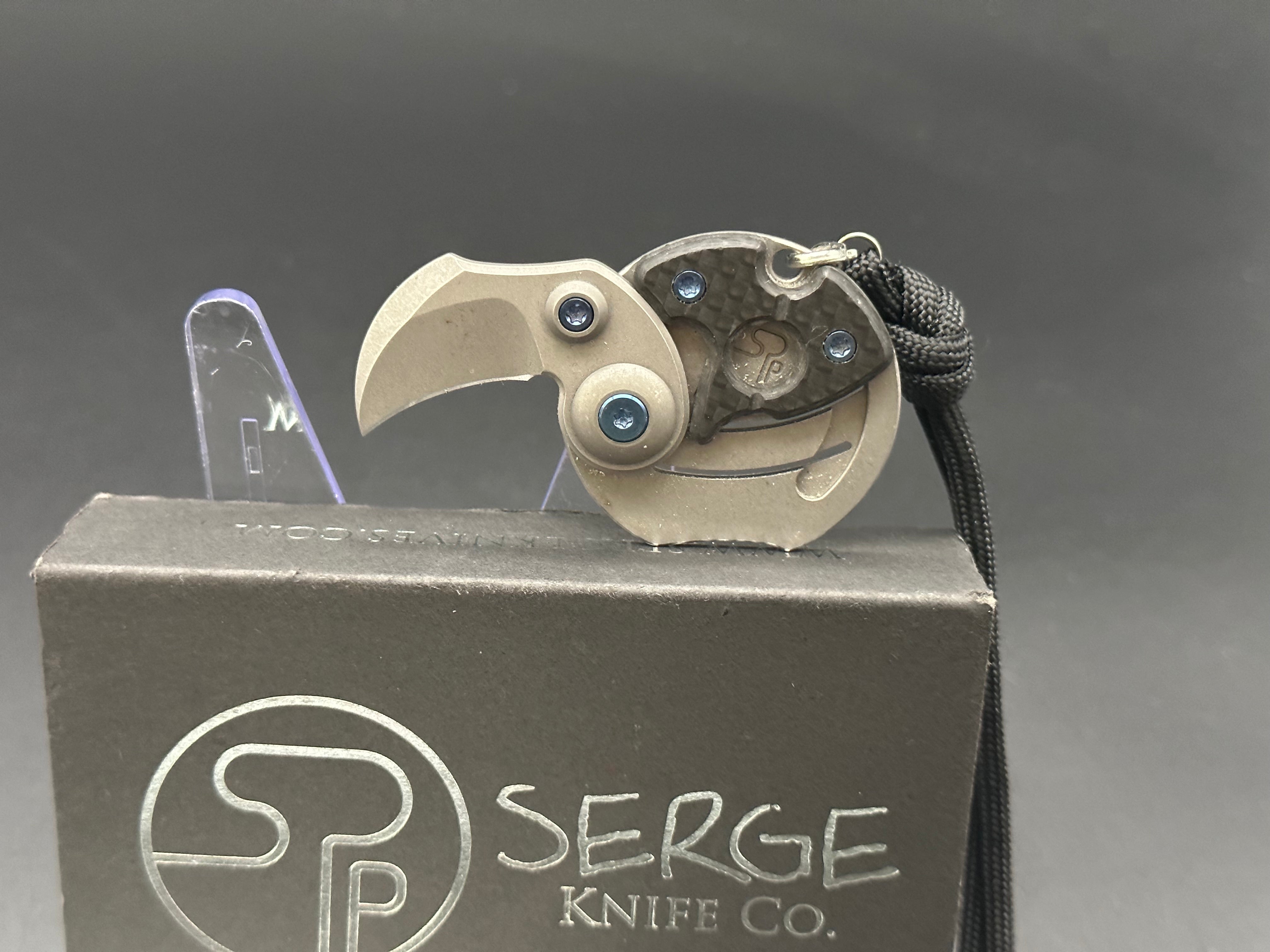 Serge Coin Claw Knife - Premium Stainless Steel Pocket Knife for Everyday Carry, Outdoor Adventures & Survival | Compact, Durable & Multi-Purpose Tool for Camping, Hiking & Self-Defense