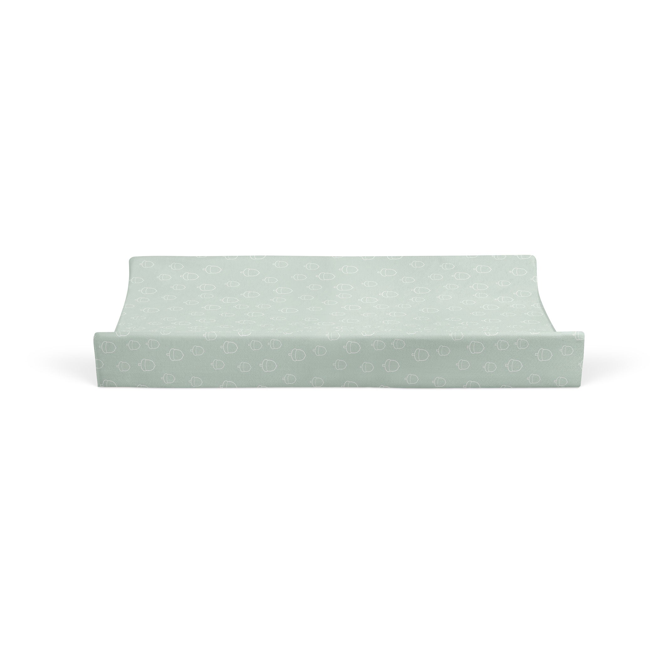 Nordic Style 2-Pack Waterproof Changing Pad Covers - Soft Avocado & Forest Green for Baby Nursery | Perfect for Diaper Changes, Travel & Daycare Use
