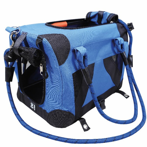 M PETS REMIX 2-in-1 Travel Carrier for Dogs & Cats - Airline Approved Pet Carrier Backpack & Shoulder Bag for Car Travel, Hiking, Camping & Outdoor Adventures