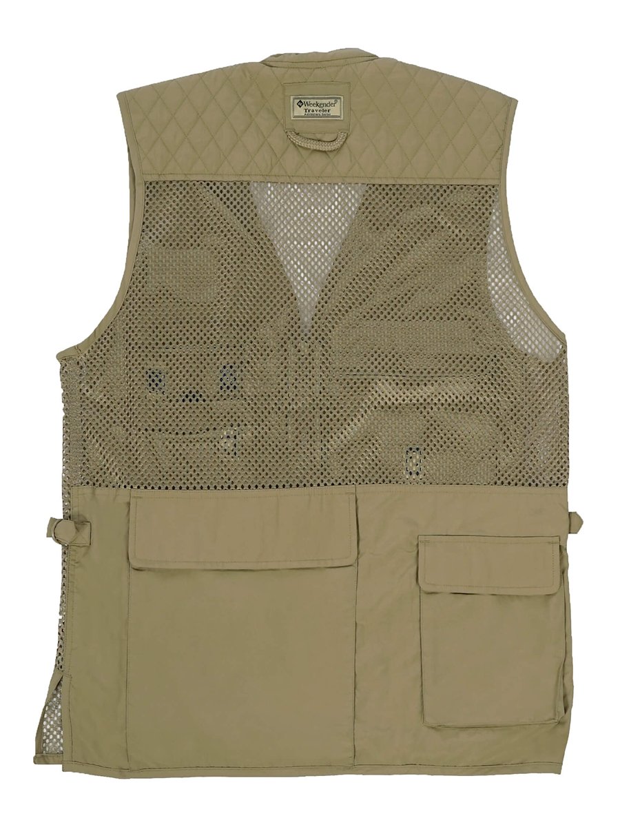 Weekender® Men's Traveler Air Vest - Lightweight Packable Jacket for Flying, Hiking & Outdoor Adventures | RFID Pockets | Water Resistant Travel Gear