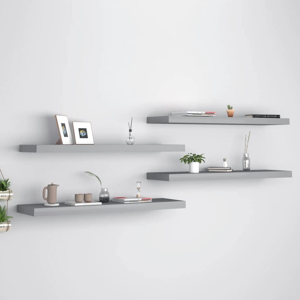4-Pack Floating Wall Shelves Set - 35.4