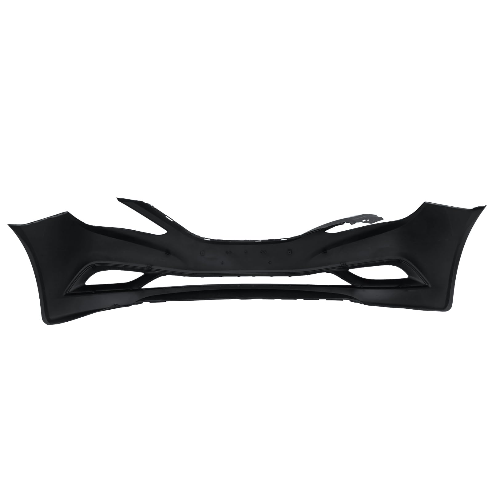 PENSUN Front Bumper Cover Replacement for 2011-2014 Hyundai Sonata - Black Plastic Bumper with Easy Installation - Perfect for Car Repair & Collision Damage Restoration