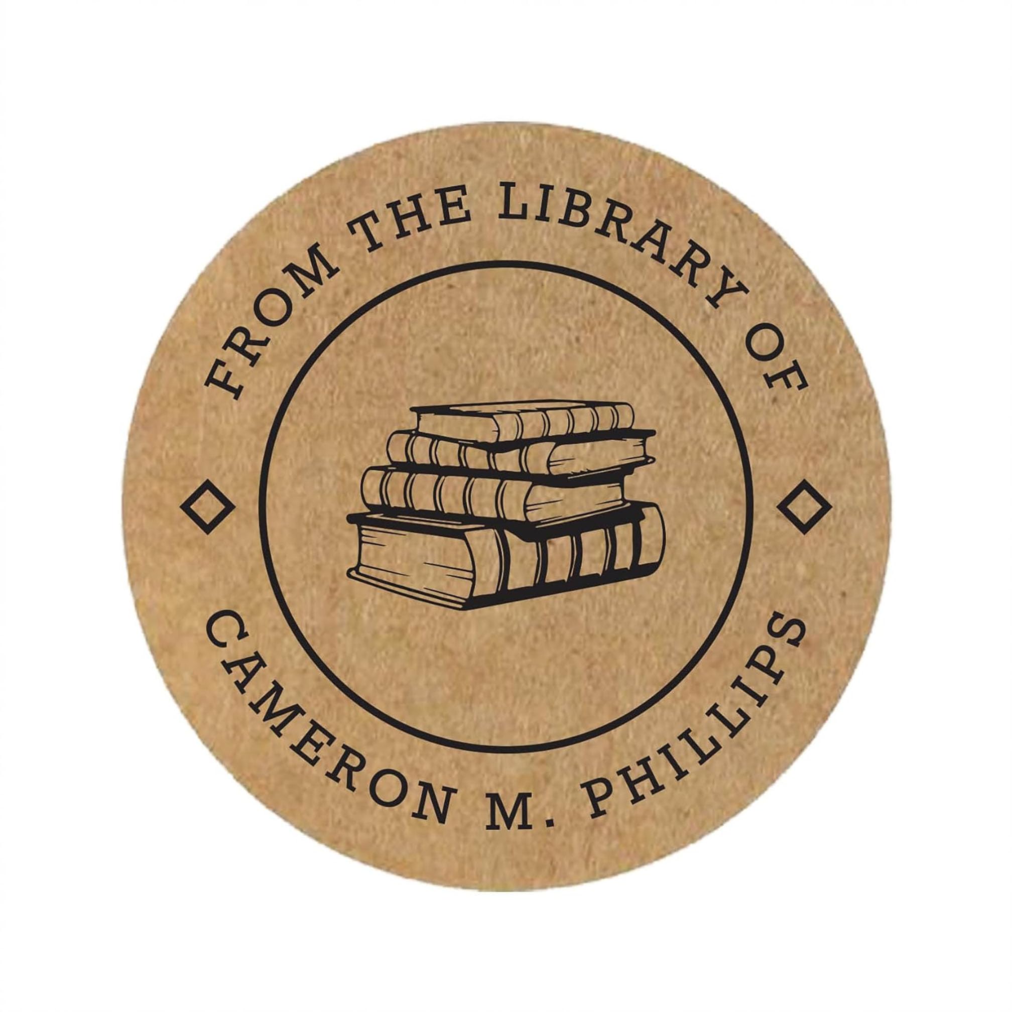 Personalized Book Labels - 90 Round 1.5
