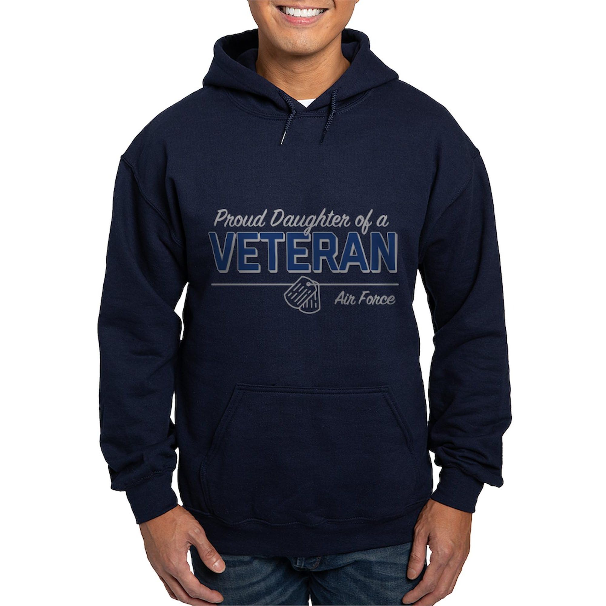 U.S. Air Force Proud Daughter Hoodie - Men's Dark Regular Fit Pullover Sweatshirt | Military Apparel & Patriotic Gift for Air Force Families