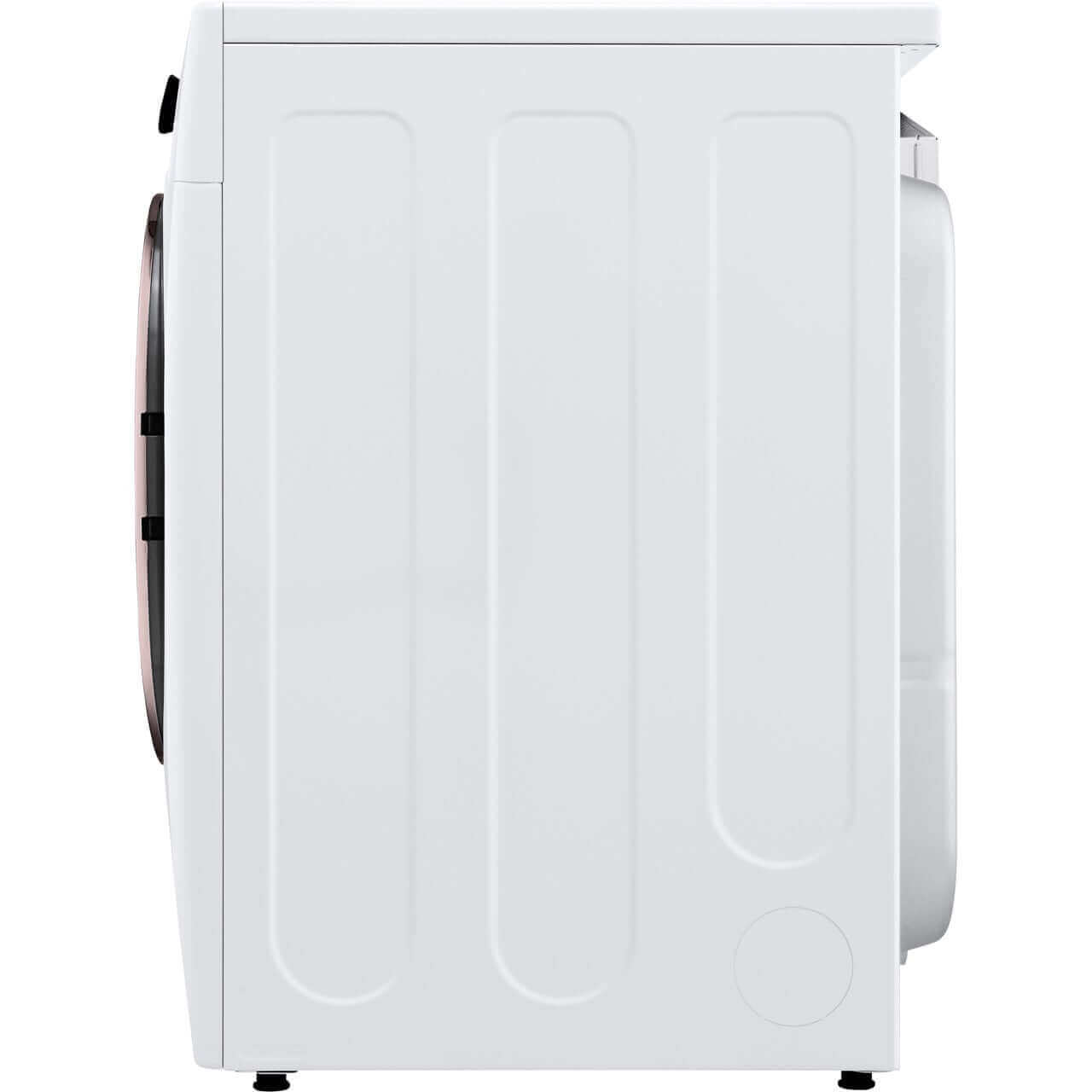 LG DLEX4000W 27 Inch 7.4 Cu. Ft. Smart Front Load Electric Dryer with TurboSteam Technology - Energy Efficient White Laundry Dryer for Home & Apartment Use