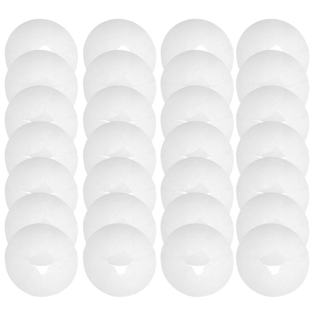 DOITOOL Disposable Face Cradle Covers - 200Pcs Breathable Massage Headrest Mat with Face Hole for Spa & Salon | Towel Turban Massage Pillow Covers for Facial, Massage Therapy & Salon Hygiene